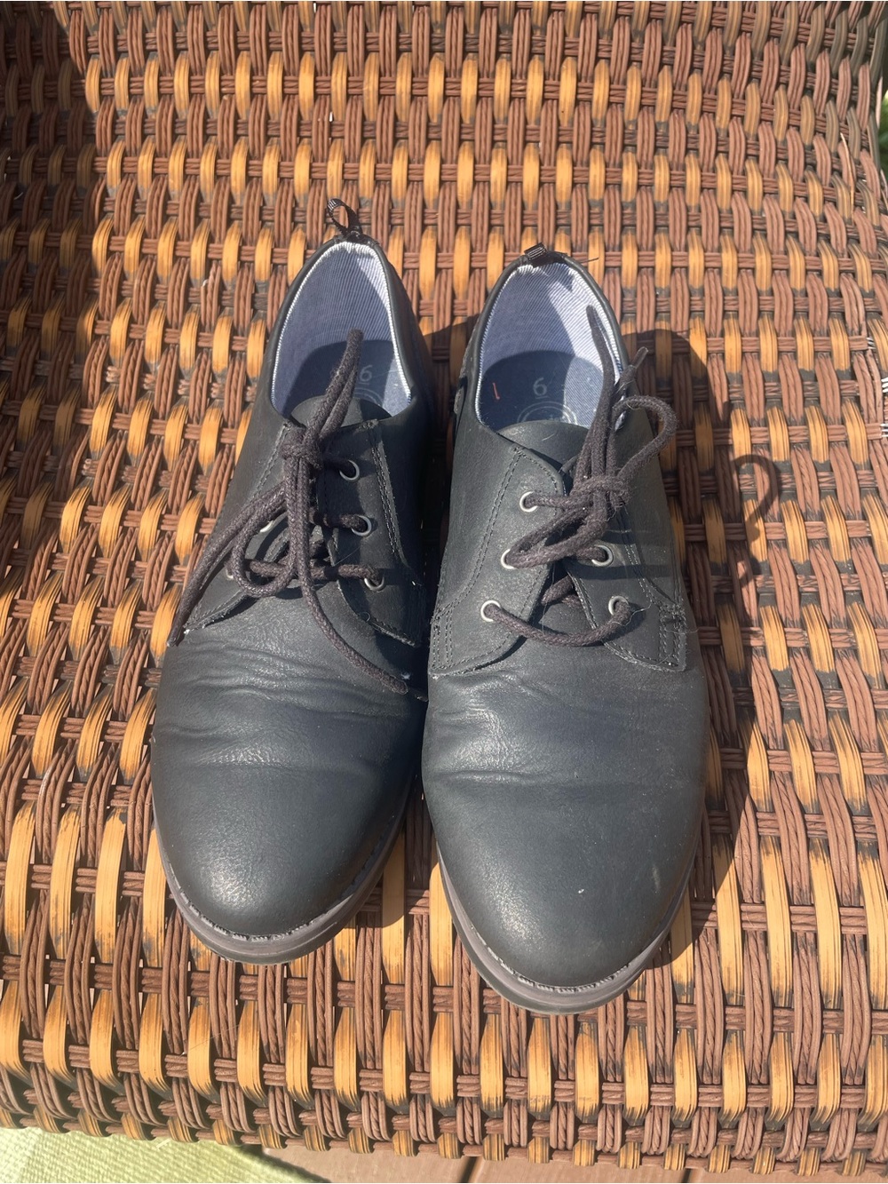 wonder nation Black Kids Dress Lace-Up Shoes